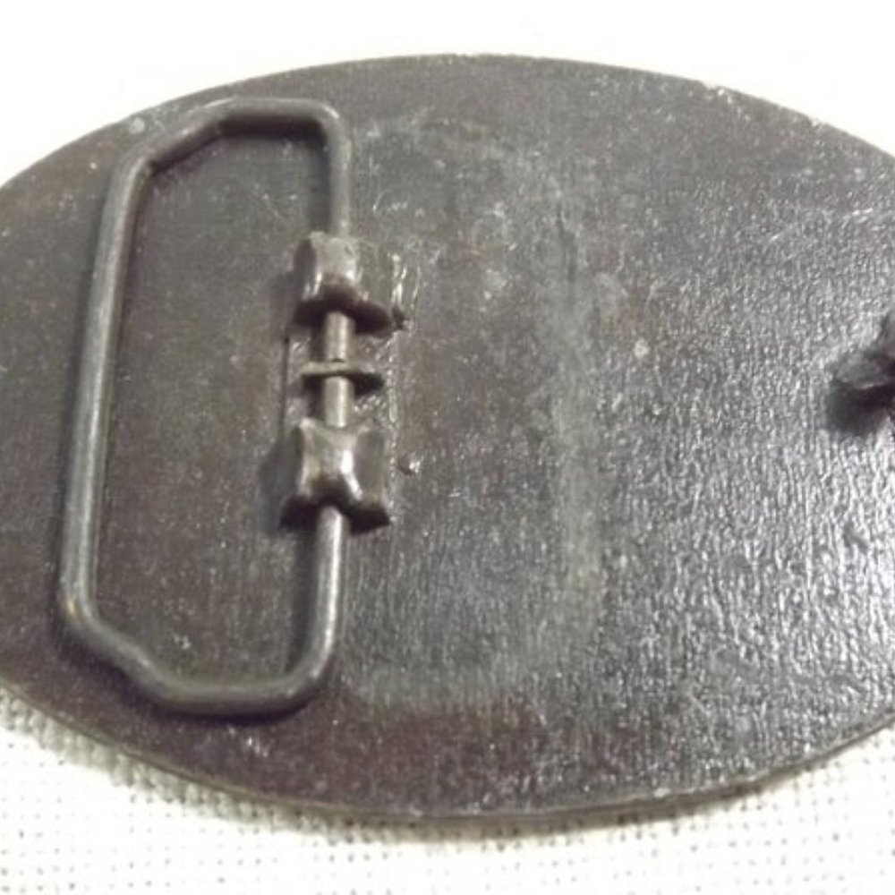 Vintage CORAM Construction Advertising Belt Buckle - Picture 6 of 6